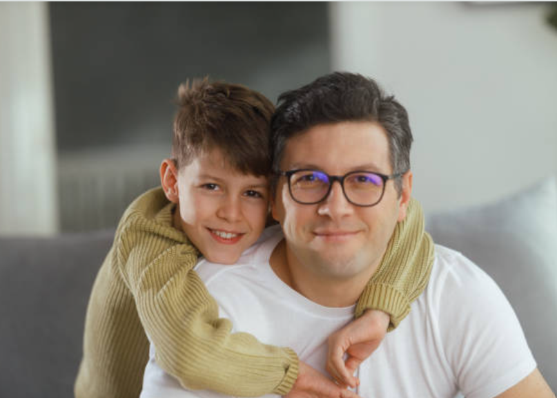 Arthur with his son